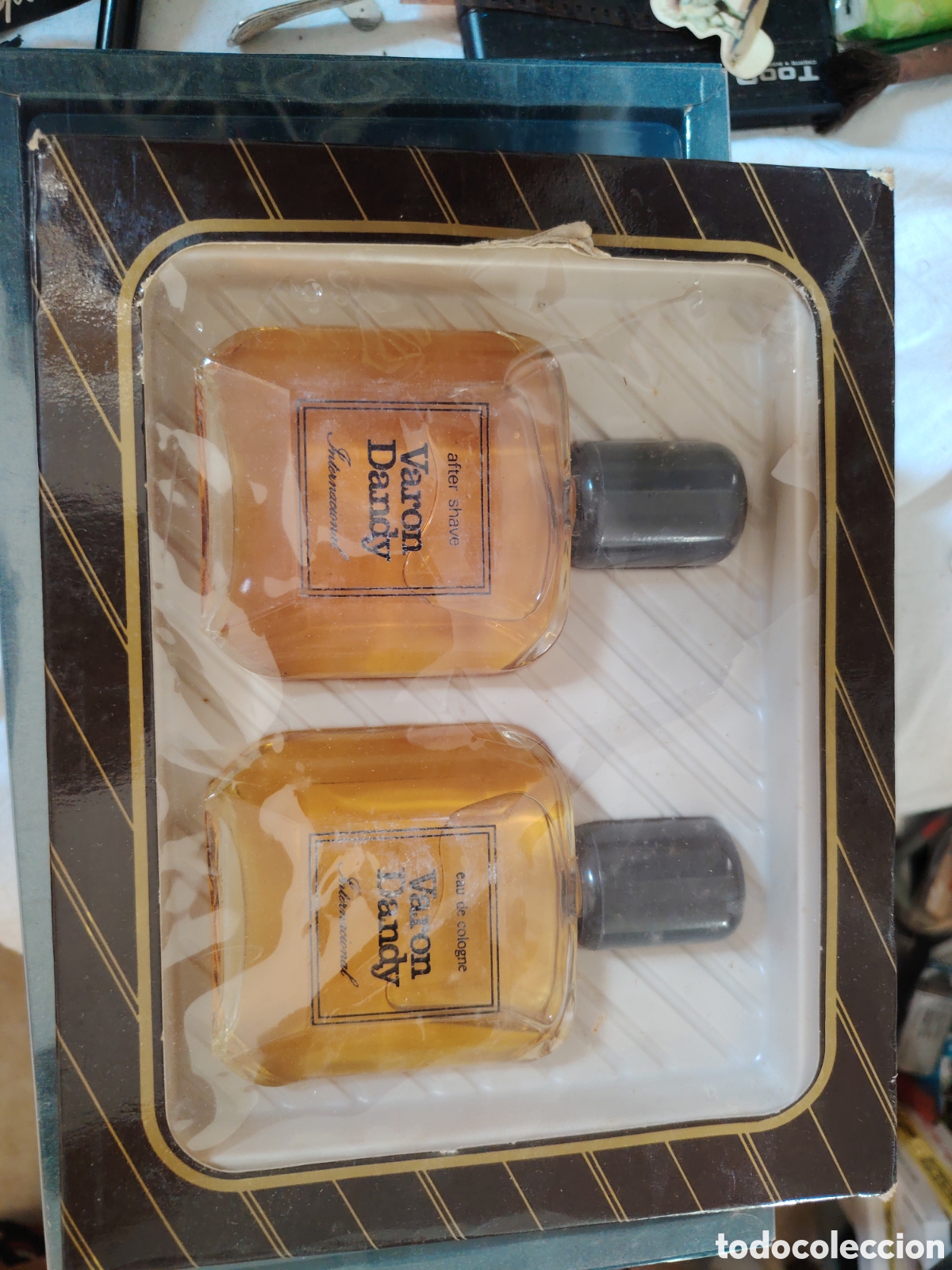 Vintage: Estuche var&oacute;n dandy colonia after shave