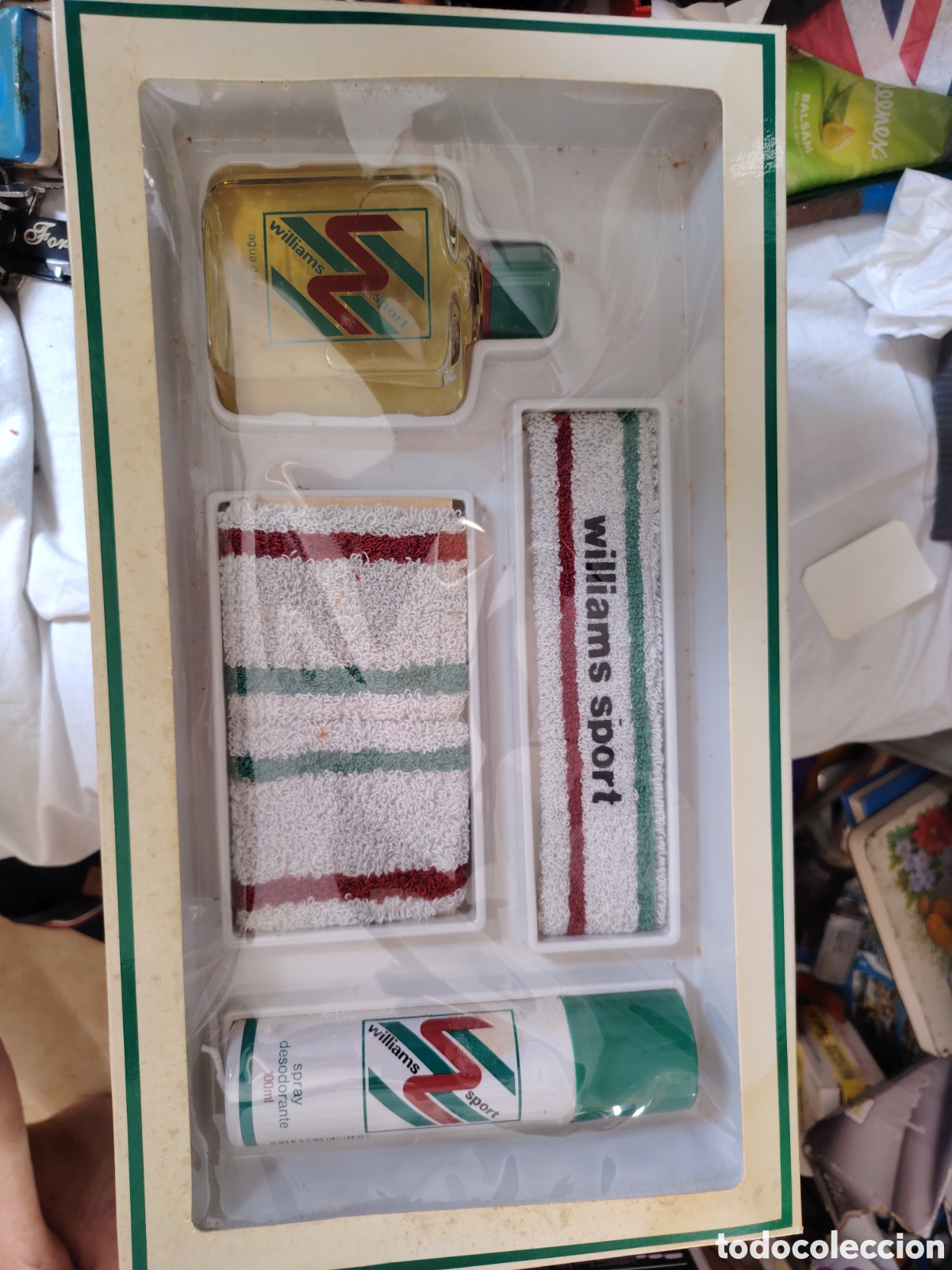 Vintage: Estuche colonia desodorante Williams sport