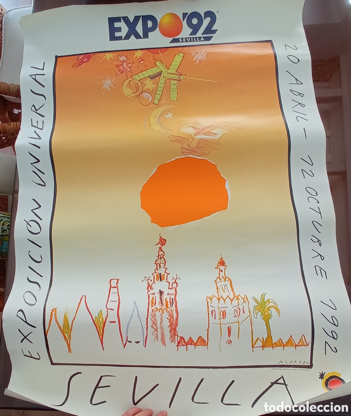 Vintage: P&oacute;ster Vintage de la Expo de 1992