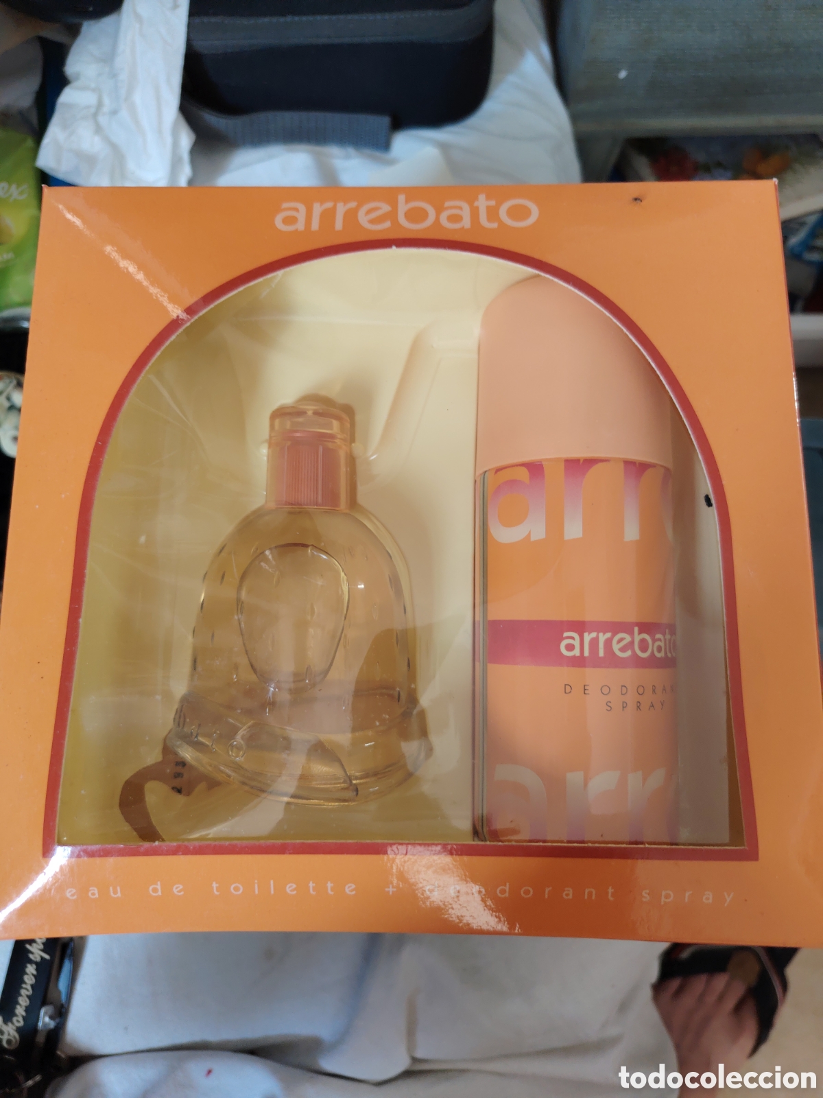 Vintage: Estuche colonia desodorante arrebato