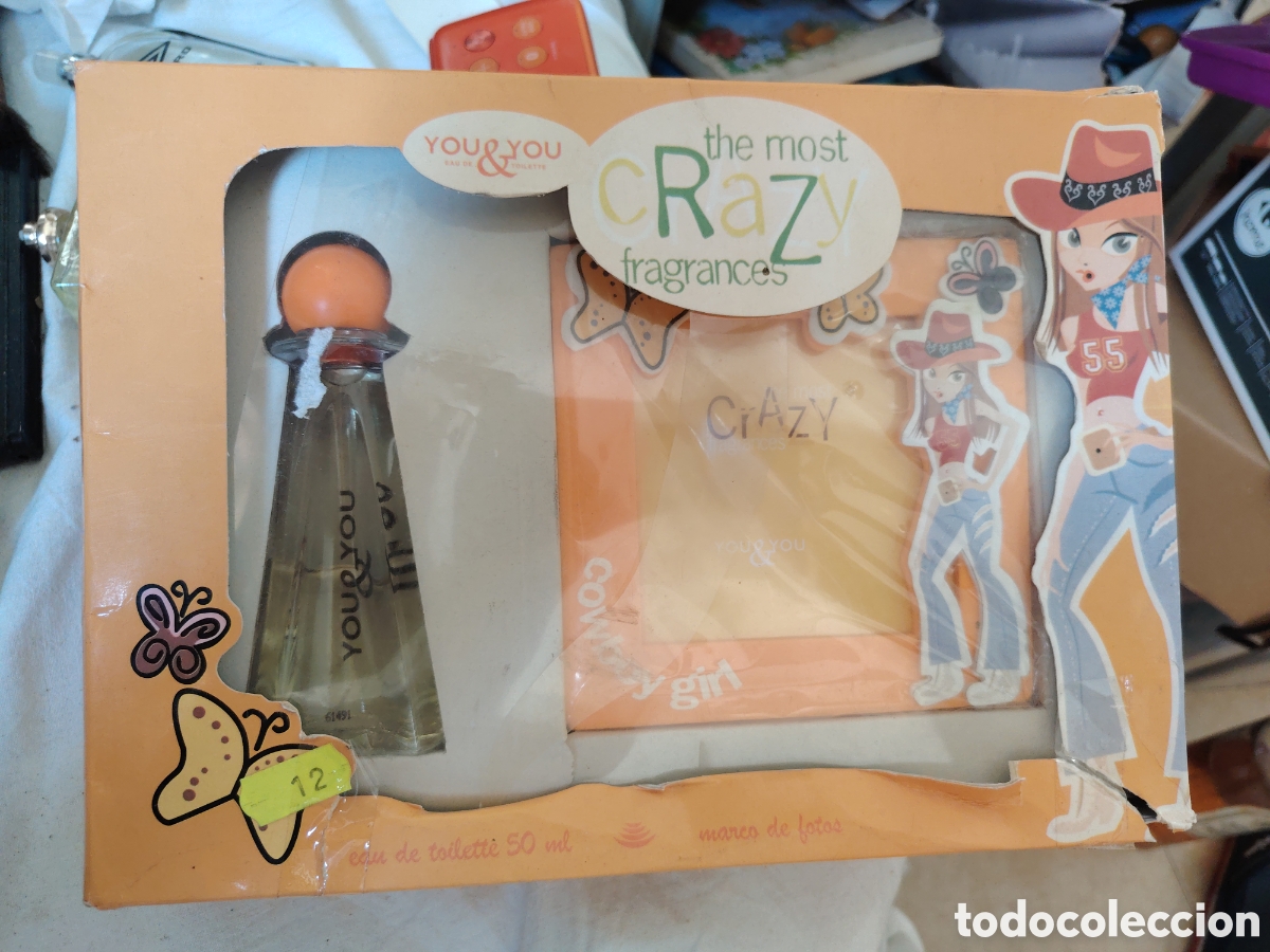 Vintage: Estuche colonia you you crazy
