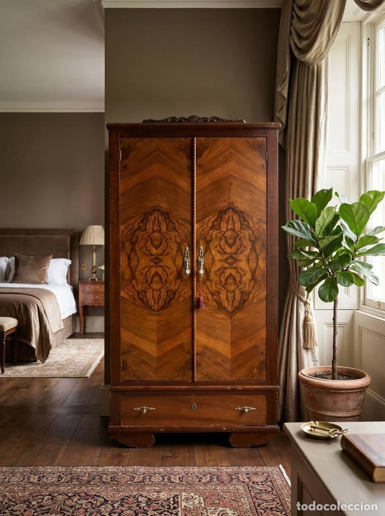 Vintage: ARMARIO DE MADERA 2 PUERTAS