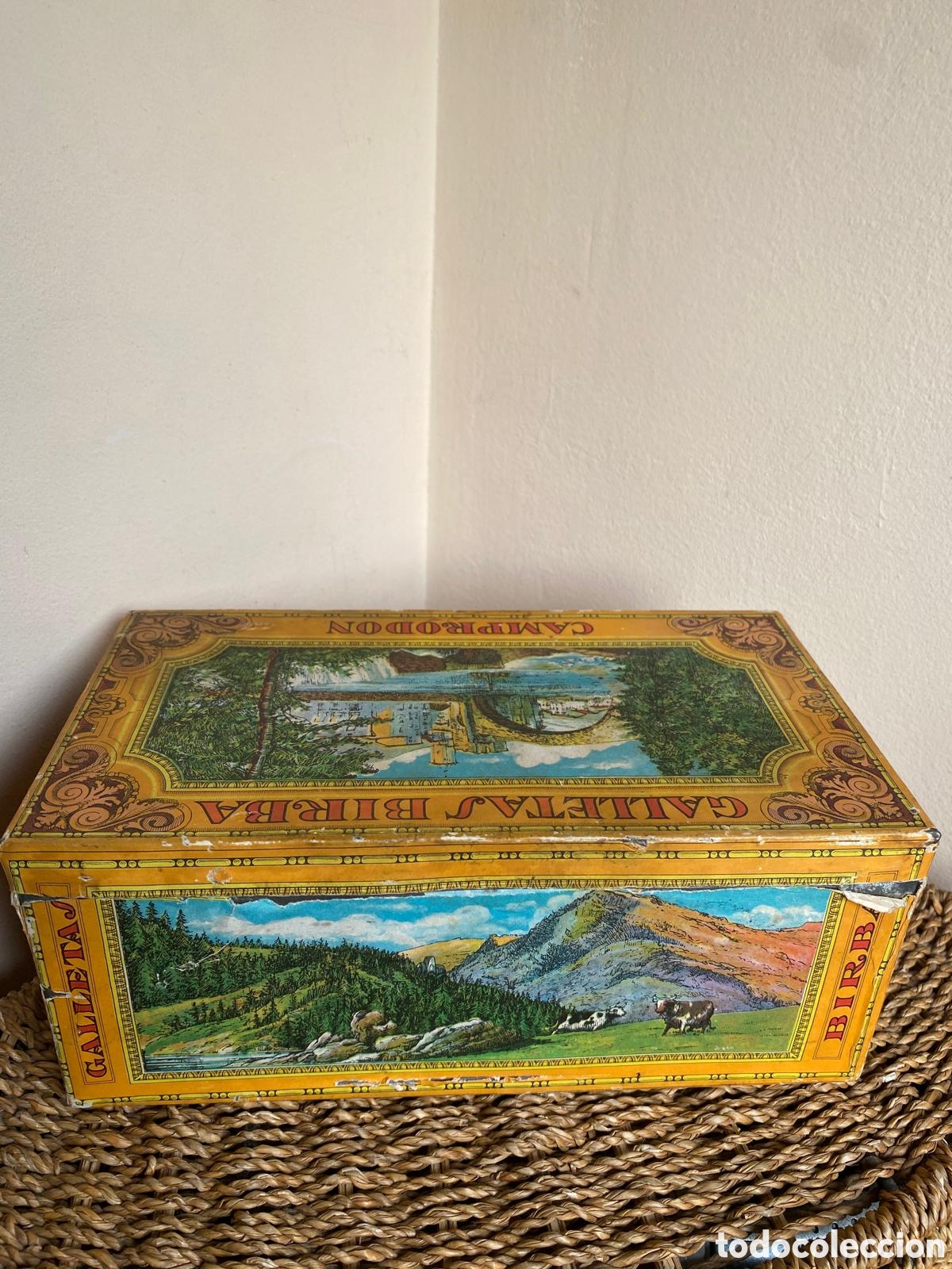 Vintage: Lata galletas metalica birba