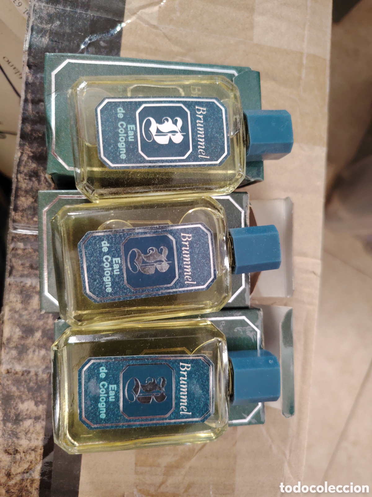 Vintage: Tres botes de colonia brummel