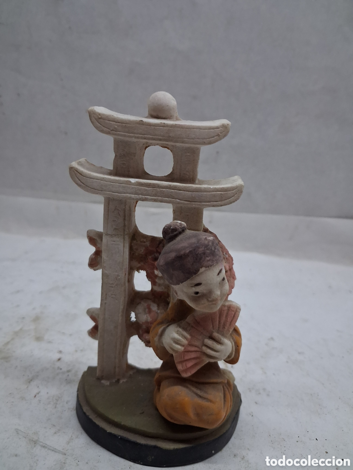Vintage: Figura Geisha alabastro?