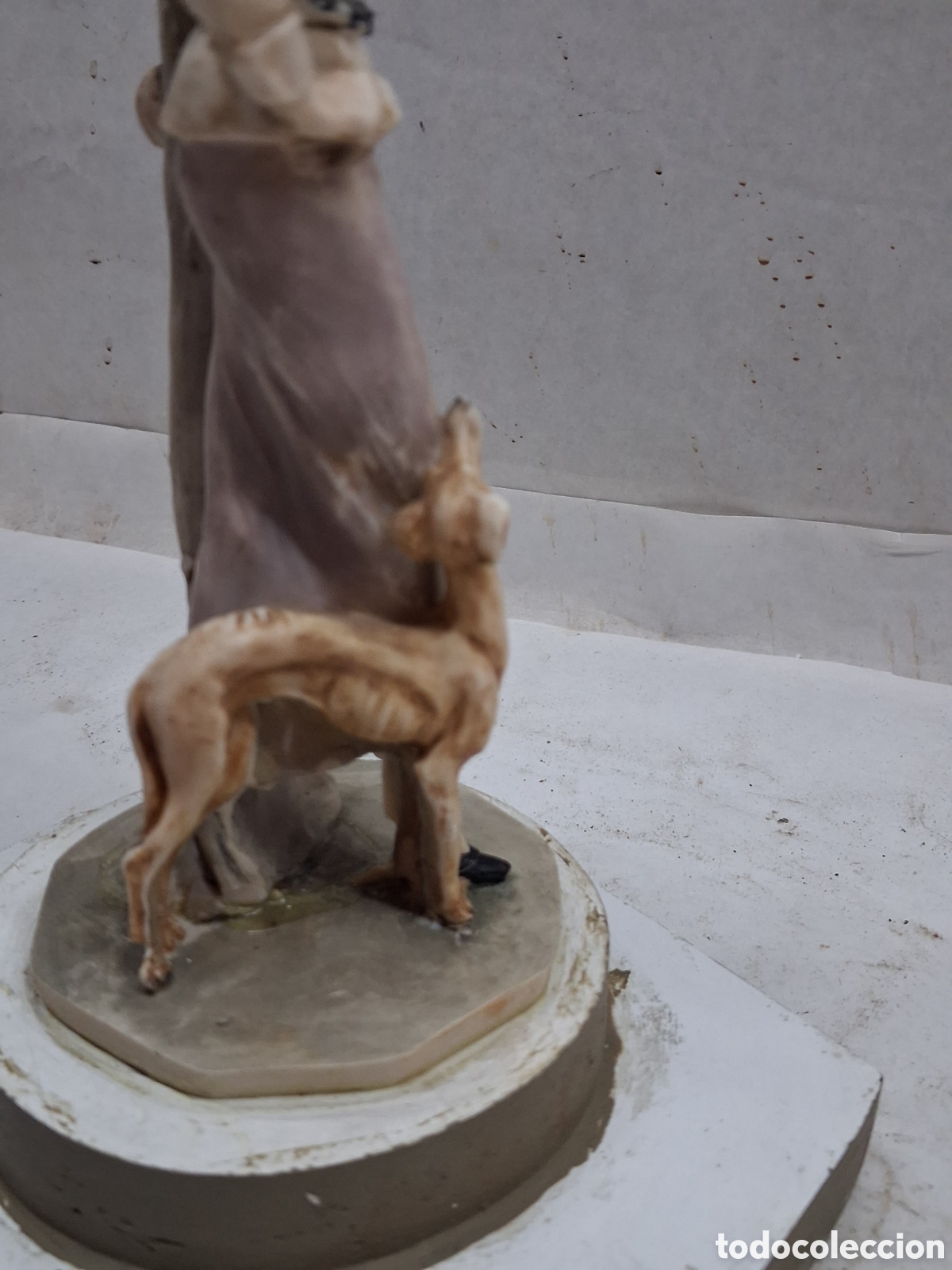 Vintage: figura dama con galgo - Foto 4