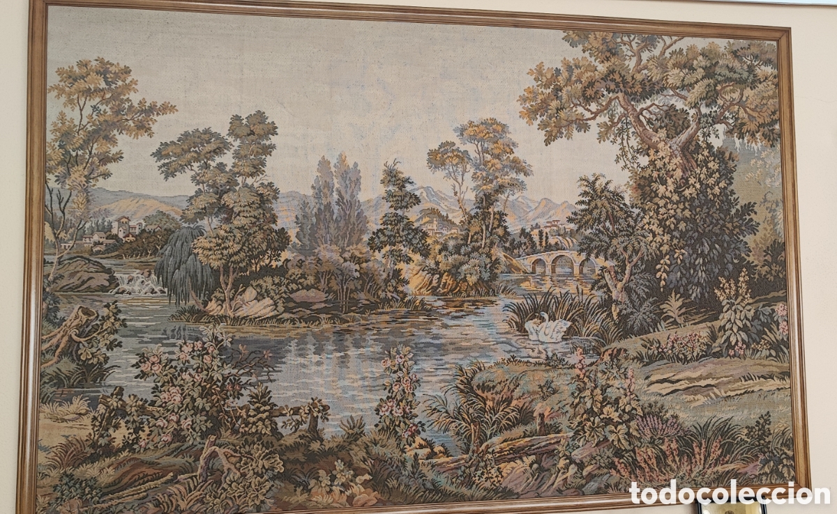 Vintage: Tapiz grande 206x 136 cm