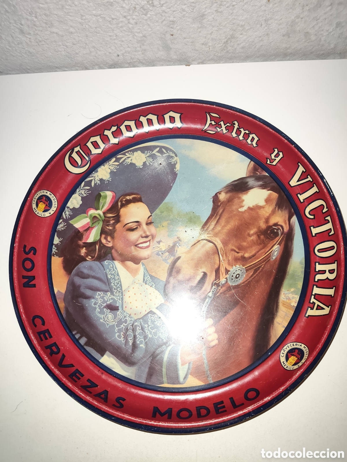 Vintage: BANDEJA CORONA EXTRA Y FUNDA VICTORIA - Foto 1