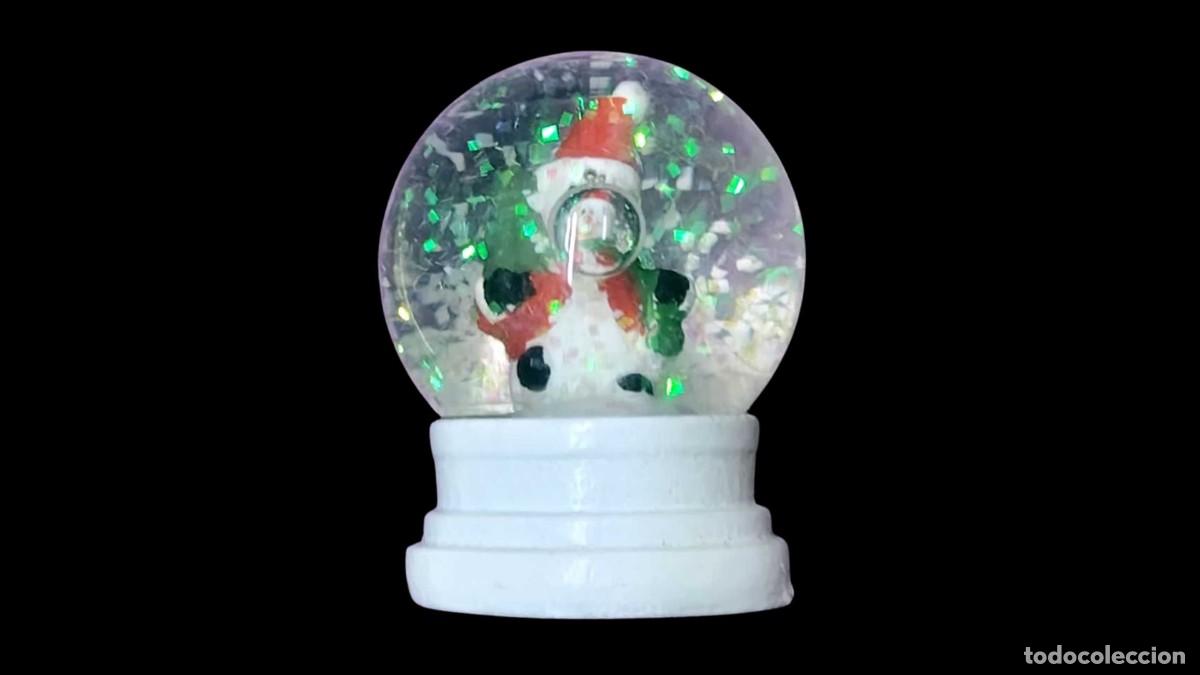 Vintage: Globo de Nieve Navide&ntilde;o Vintage - Livarno - Alemania - A&ntilde;os 90