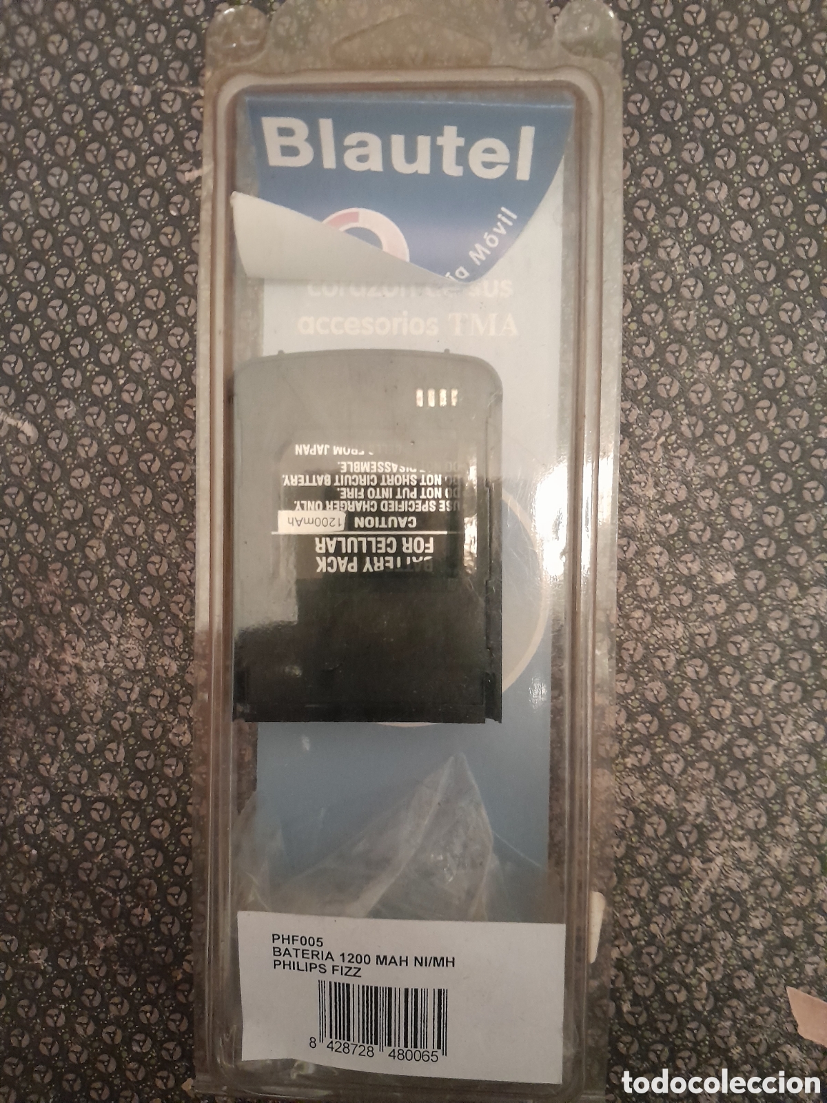 Vintage: Bater&iacute;a para mobil antigua sin abrir