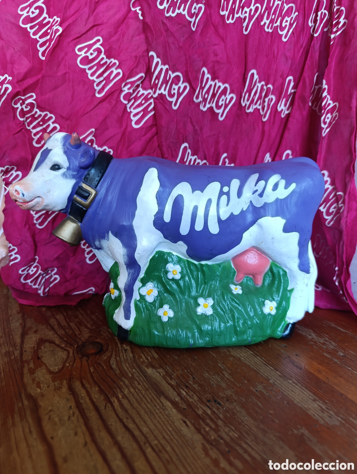 Vintage: HUCHA-VACA DE MILKA.PVC.