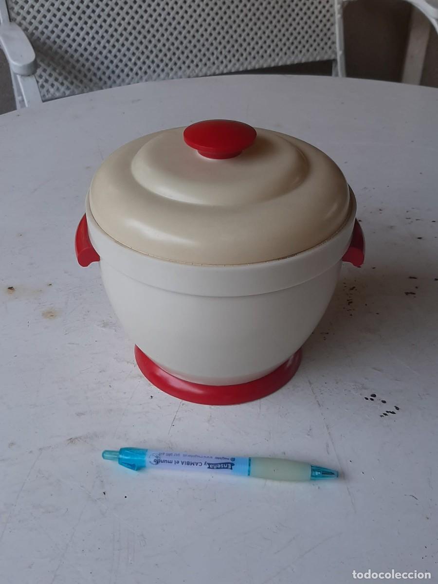 Vintage: Cubitera Thermos Inglesa 931 Beige/Roja, a&ntilde;os 50