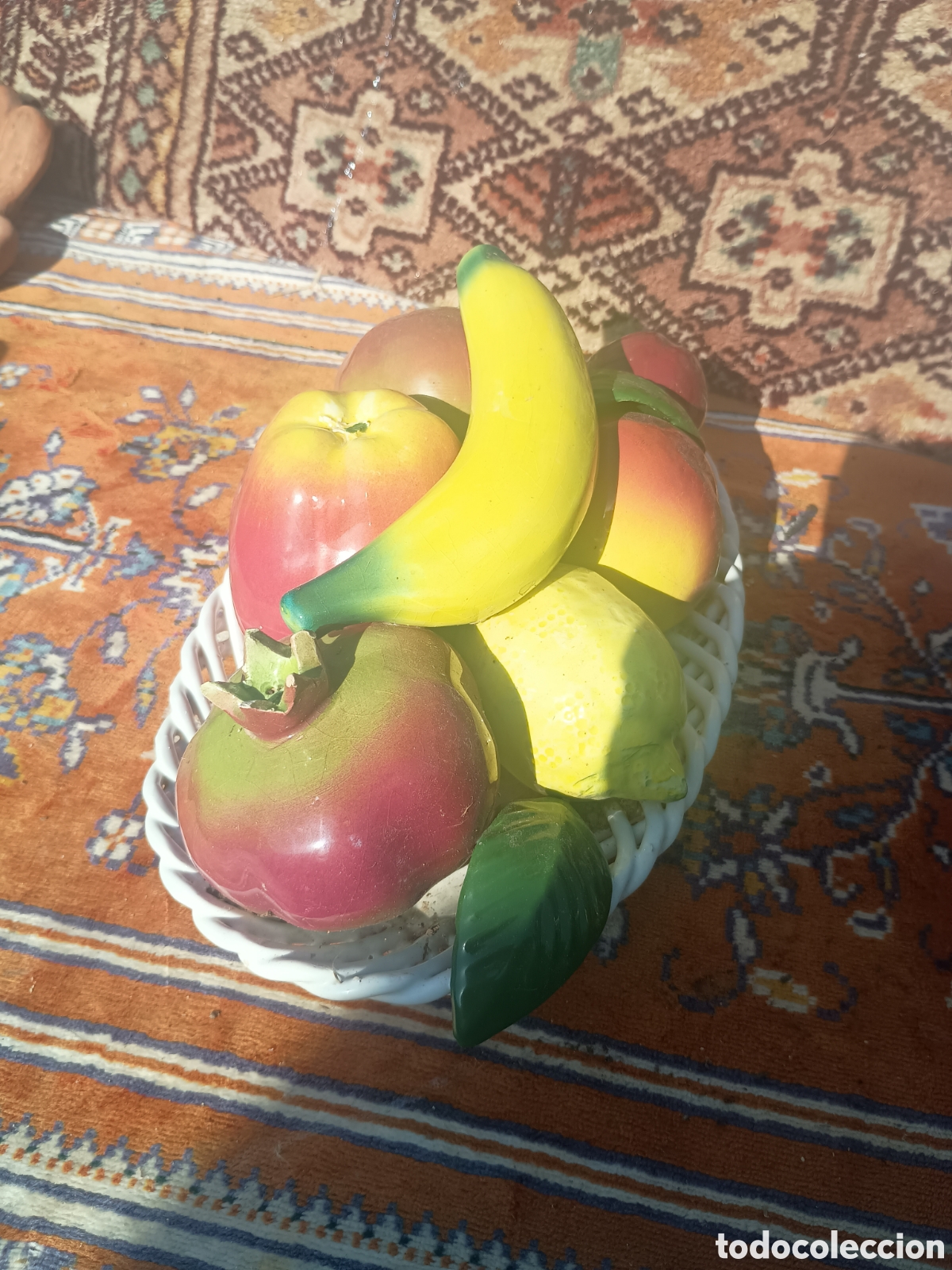 Vintage: Cer&aacute;mica frutas centro de mesa - Foto 2