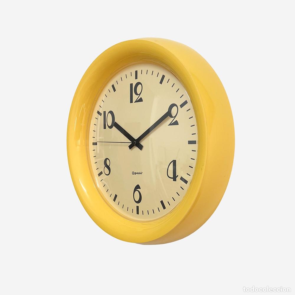 Vintage: Reloj de pared Guzzini, 1980's