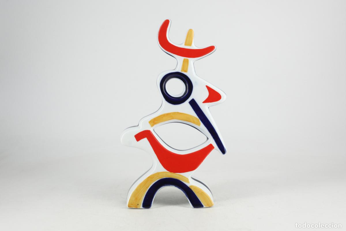 Vintage: Figura cer&aacute;mica Sargadelos homenaje Jean Arp Galicia espa&ntilde;a