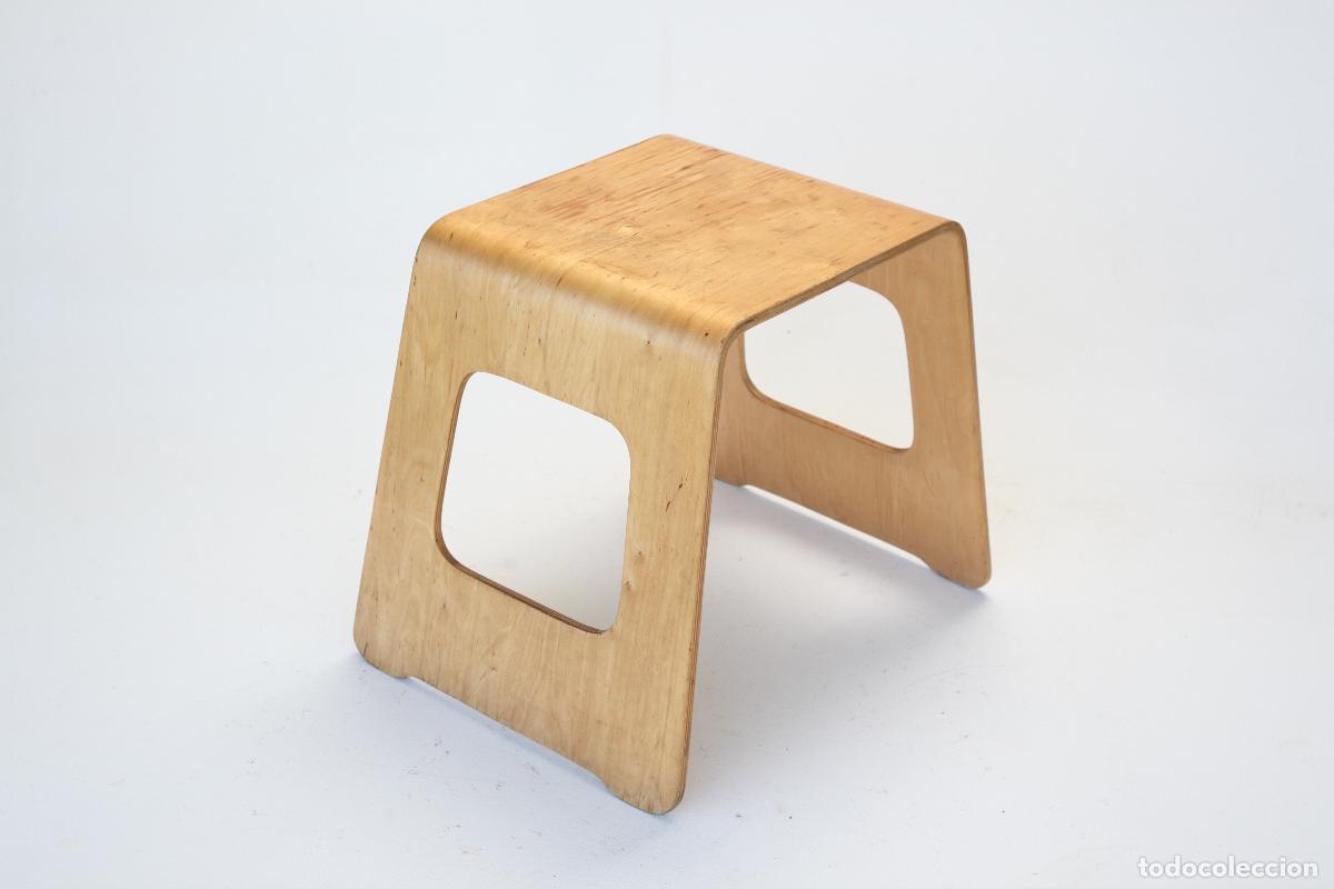 Vintage: taburete ikea benjamin Lisa Noringer vintage madera estilo nordico retro