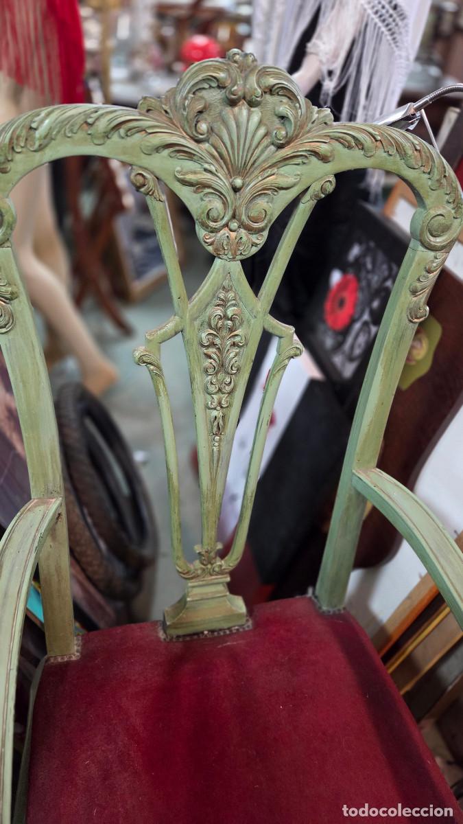 Vintage: sillon de madera antiguo - Foto 2