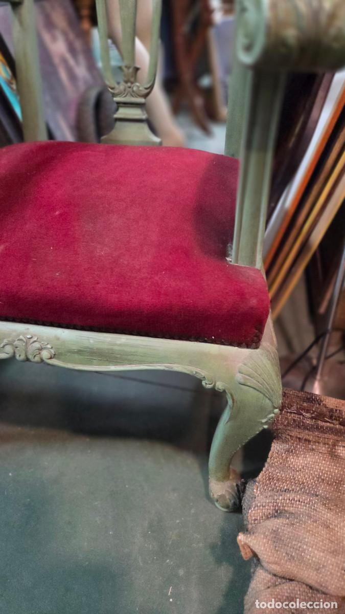 Vintage: sillon de madera antiguo - Foto 9