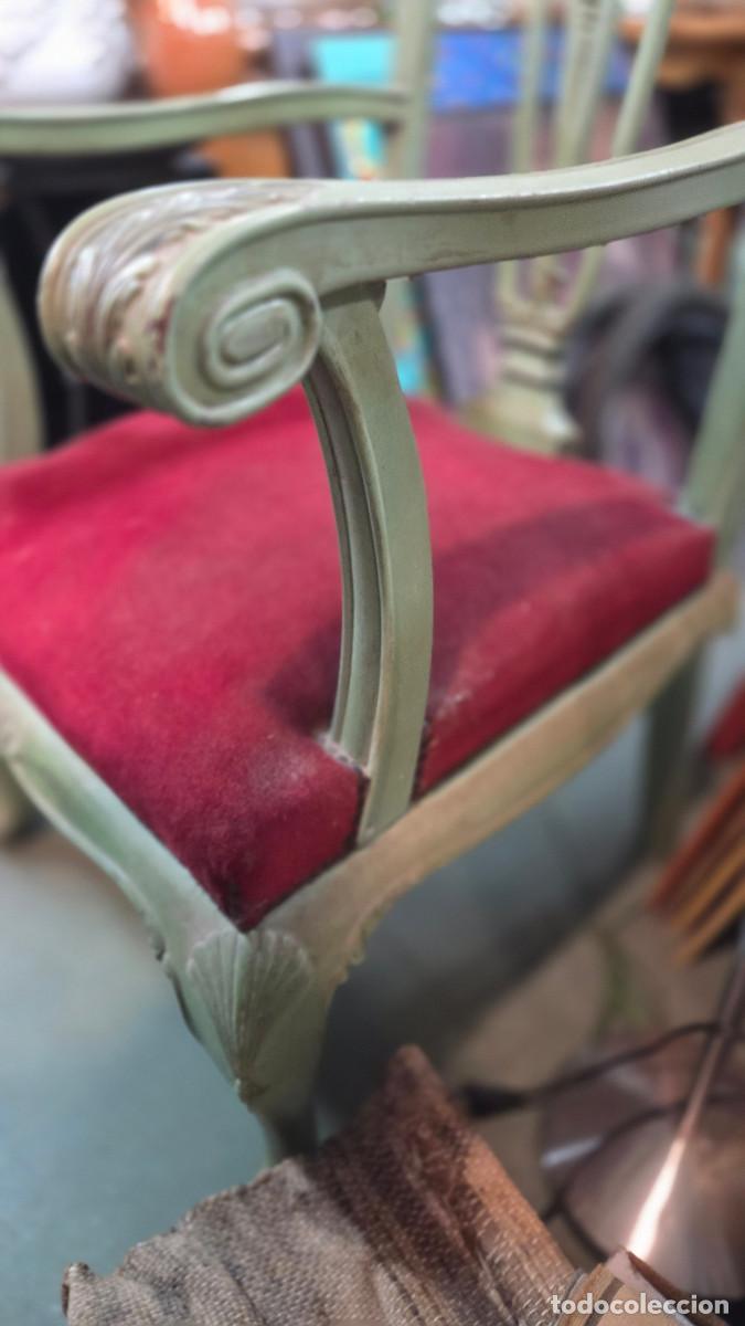 Vintage: sillon de madera antiguo - Foto 10