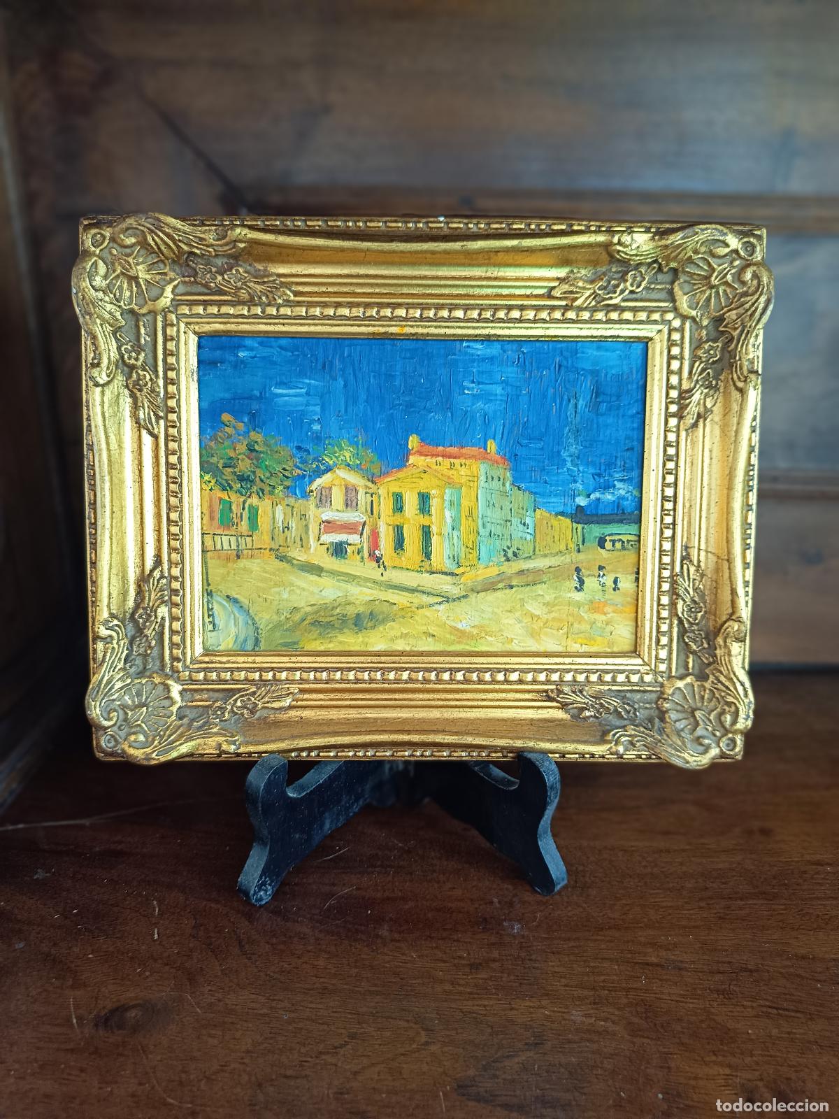 Vintage: Pareja Cuadros Van Gogh &Oacute;leo