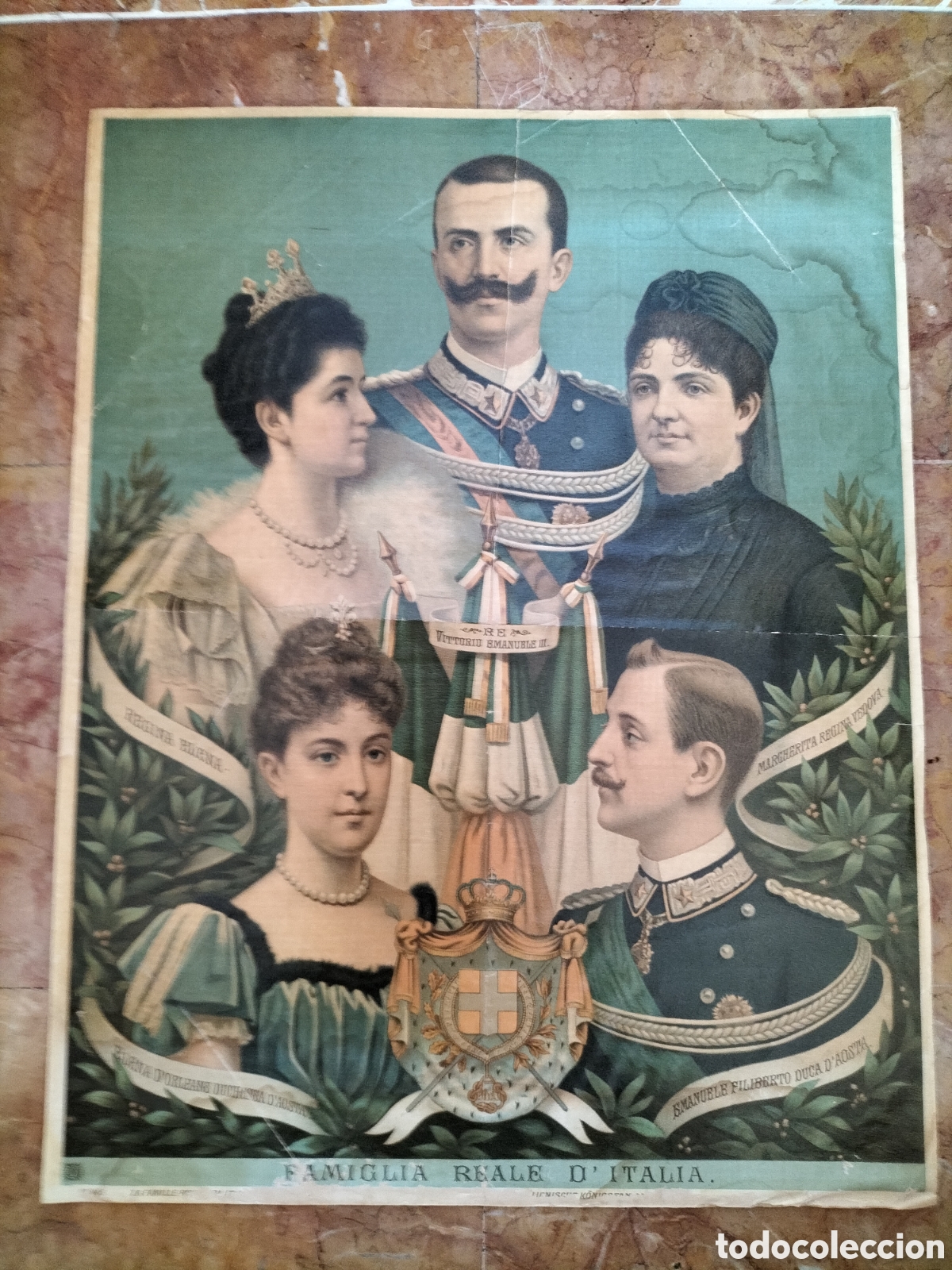 Vintage: Poster Famiglia Reale Savoia