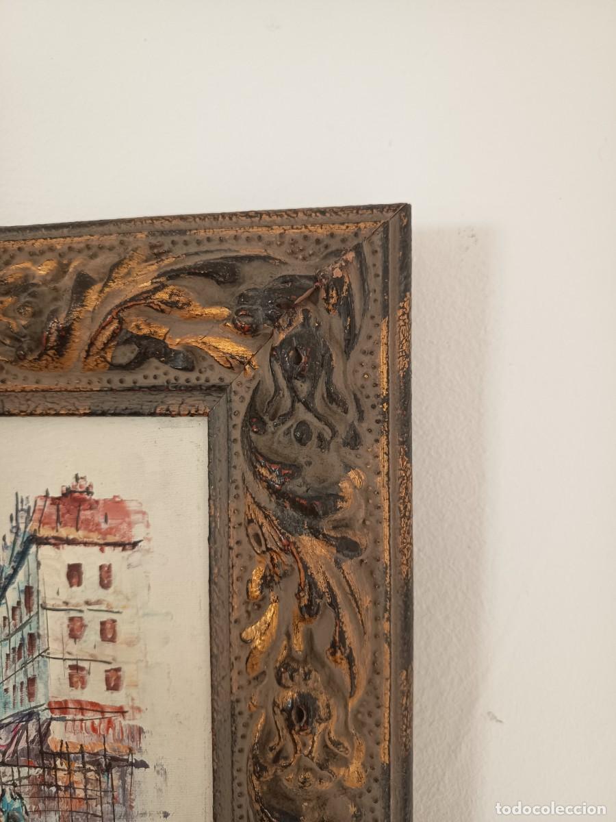 Vintage: Cuadro al &oacute;leo Arco del Triunfo - Foto 9