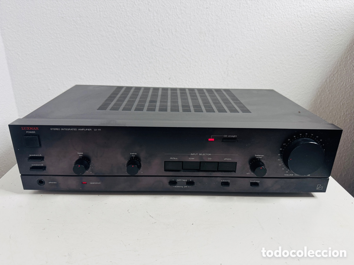 Vintage: Luxman LV-111 Stereo Integrated Amplifier Hifi Vintage 1980s