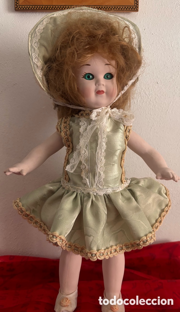 Vintage: Mu&ntilde;eca entera de porcelana - Foto 2