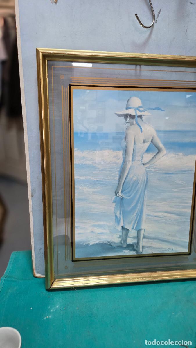 Vintage: cuadro vintage con mujer - Foto 2