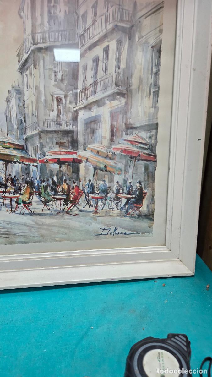 Vintage: cuadro con lamina de paris - Foto 4