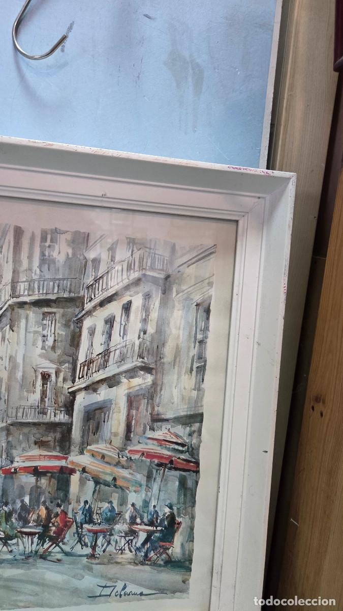Vintage: cuadro con lamina de paris - Foto 5