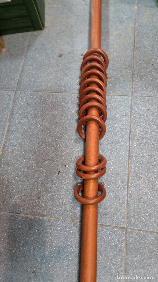 Vintage: cortinero de madera vintage - Foto 3