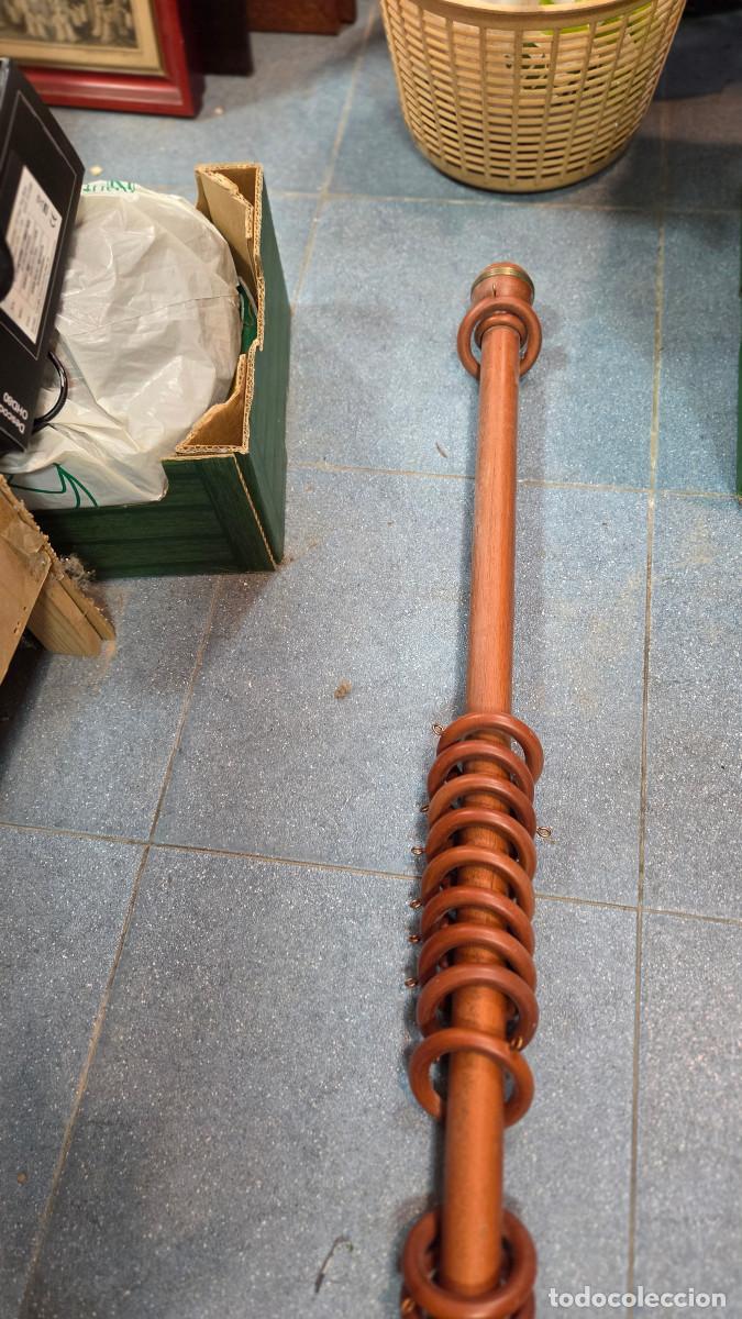 Vintage: cortinero de madera vintage - Foto 4