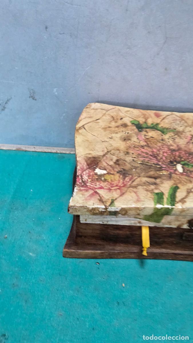 Vintage: caja de madera de teka - Foto 2