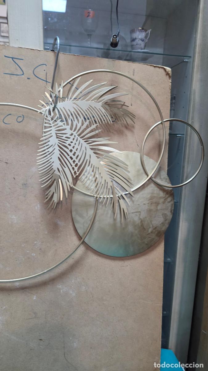 Vintage: pieza decorativa dorada laton - Foto 2