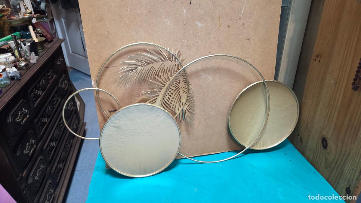 Vintage: pieza decorativa dorada laton - Foto 3