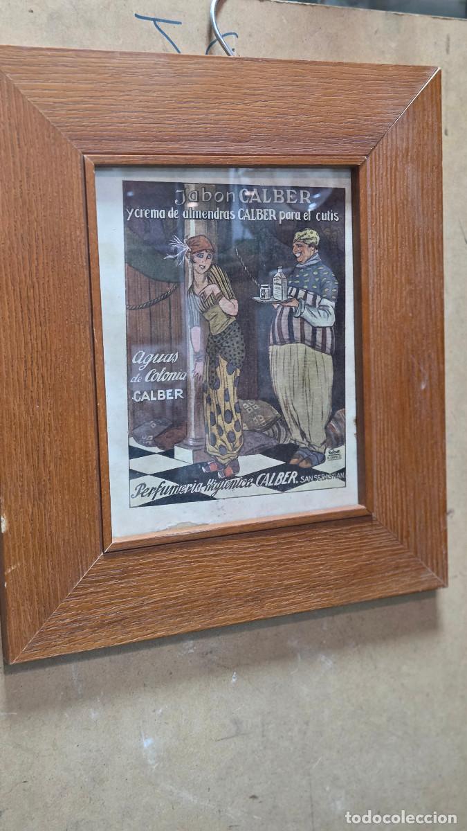 Vintage: cuadro con cartel antiguo