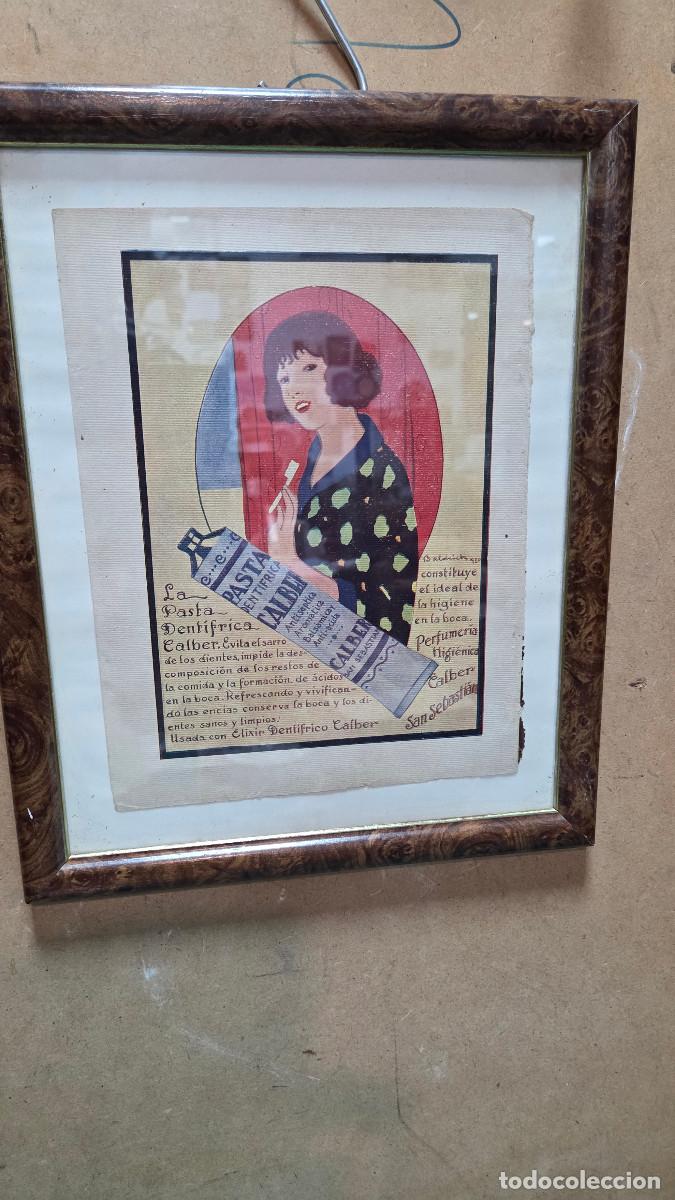 Vintage: cuadro con cartel antiguo