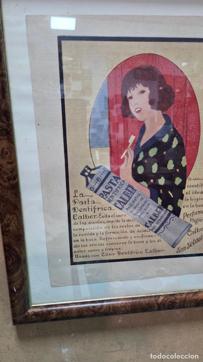 Vintage: cuadro con cartel antiguo - Foto 2