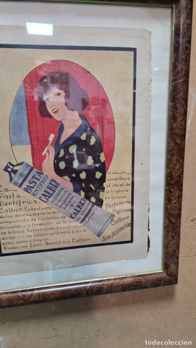 Vintage: cuadro con cartel antiguo - Foto 3