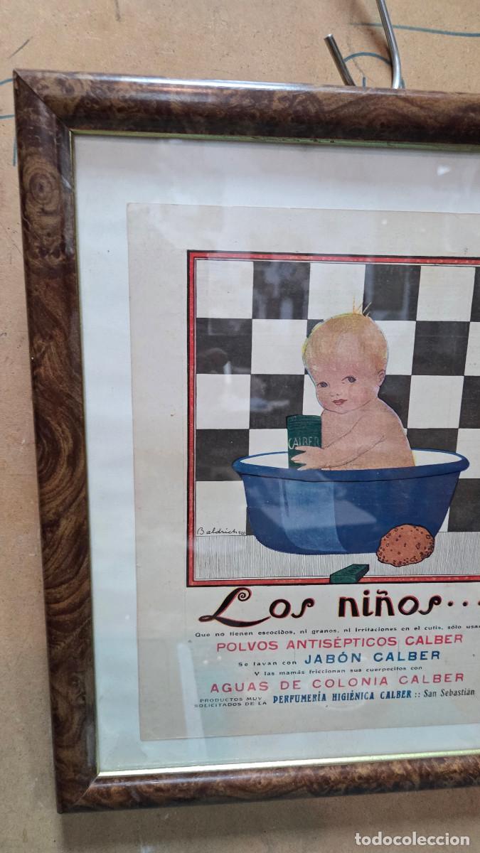 Vintage: cuadro con cartel antiguo