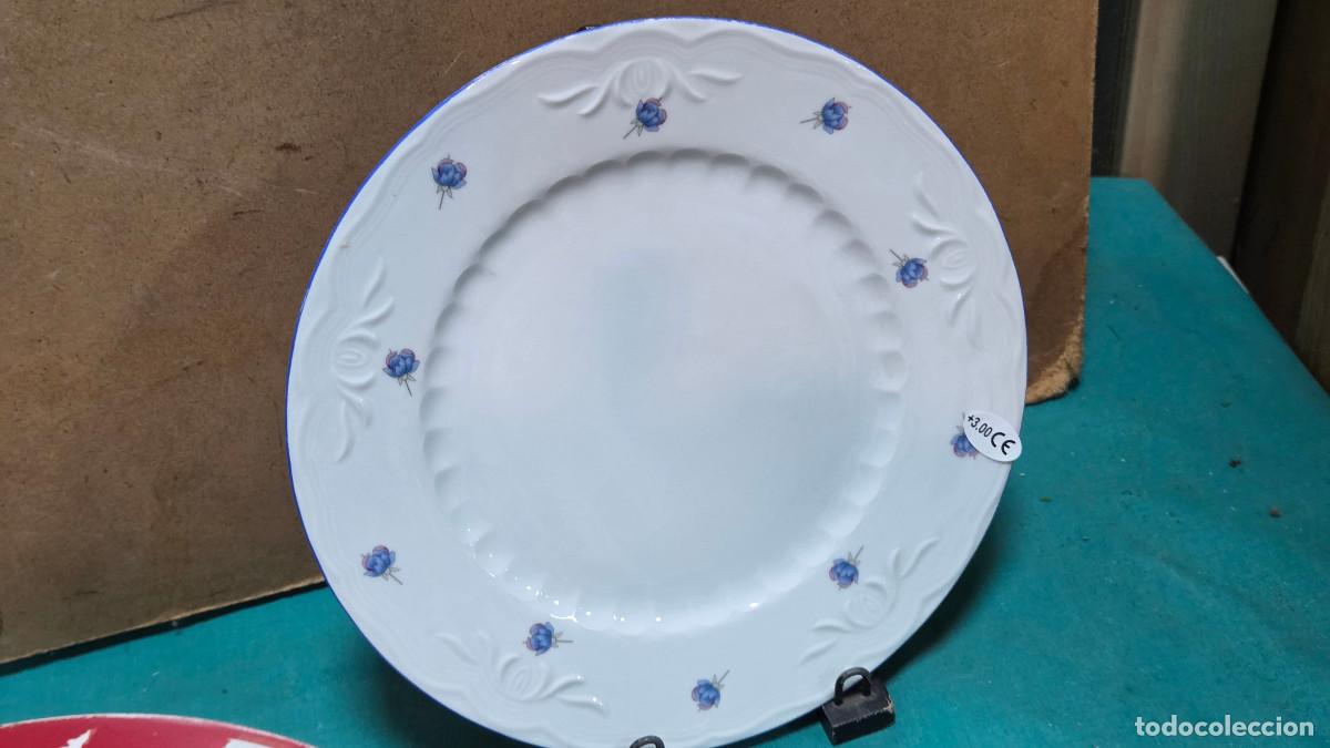 Vintage: plato de porcelana santa clara