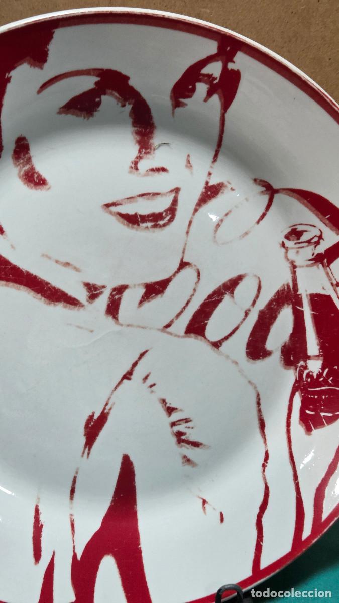 Vintage: plato de porcelana de la coca cola - Foto 2
