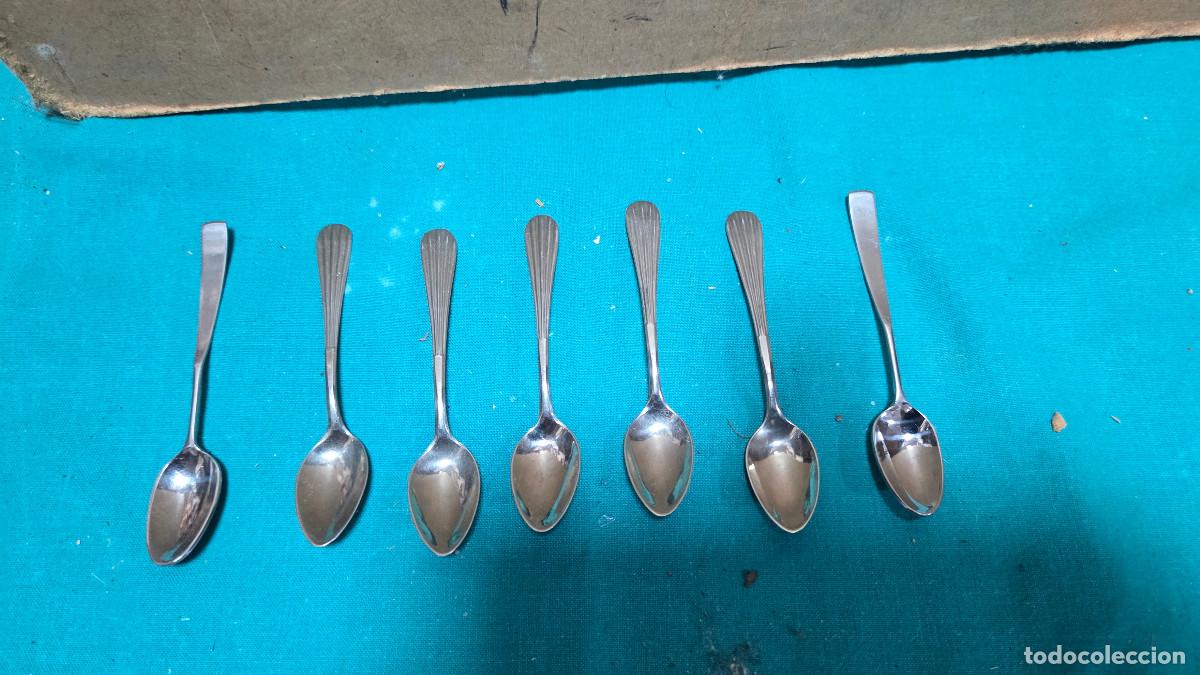 Vintage: 6 cucharilas de alpaca