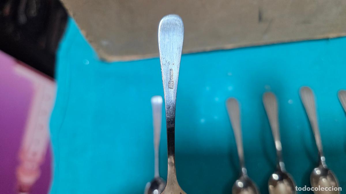 Vintage: 6 cucharilas de alpaca - Foto 4