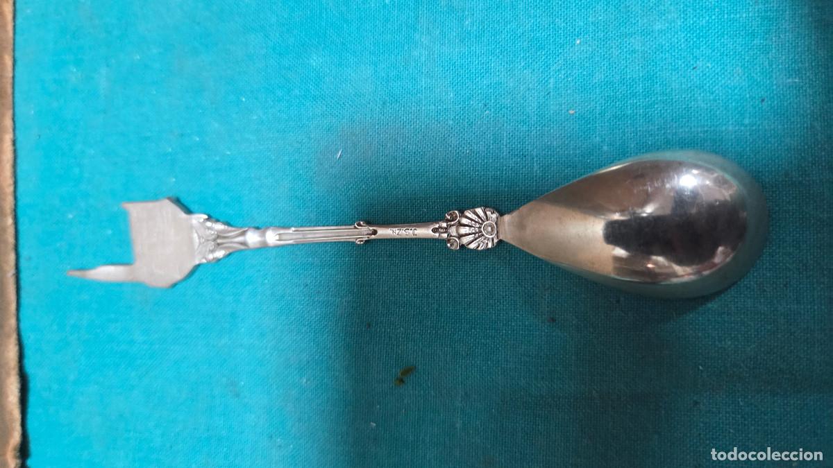 Vintage: cuchara de coleccion de alpaca - Foto 4