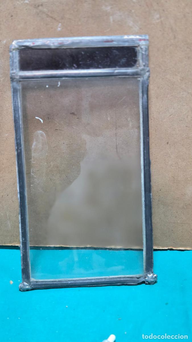 Vintage: vidriera de cristal y esta&ntilde;o - Foto 4