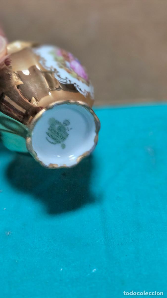 Vintage: jarra de porcelana dorada - Foto 4