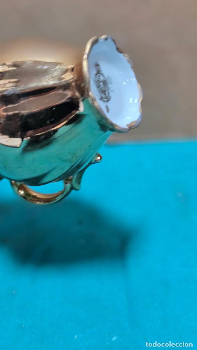 Vintage: jarra de porcelana dorada - Foto 5