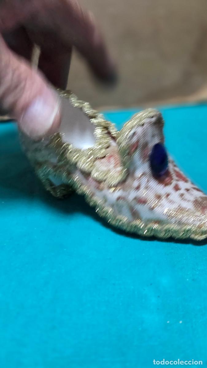Vintage: zapato de coleccion dorado - Foto 4
